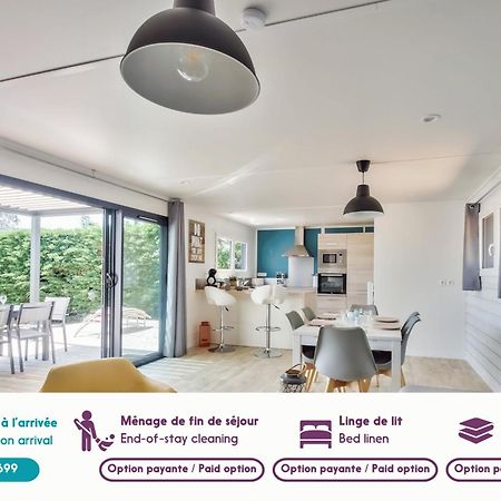 Chalet Pour 8 Dans Residence Avec Piscine Chauffee Brétignolles-sur-Mer Esterno foto