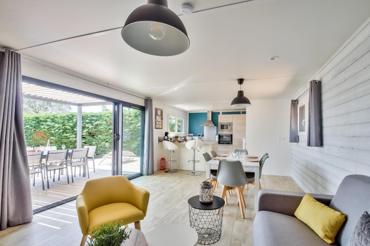 Chalet Pour 8 Dans Residence Avec Piscine Chauffee Brétignolles-sur-Mer Esterno foto