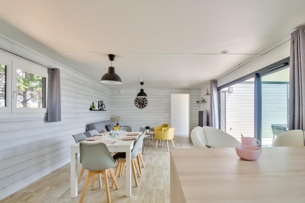 Chalet Pour 8 Dans Residence Avec Piscine Chauffee Brétignolles-sur-Mer Esterno foto