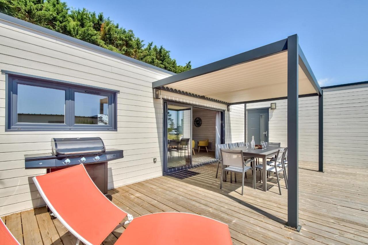 Chalet Pour 8 Dans Residence Avec Piscine Chauffee Brétignolles-sur-Mer Esterno foto