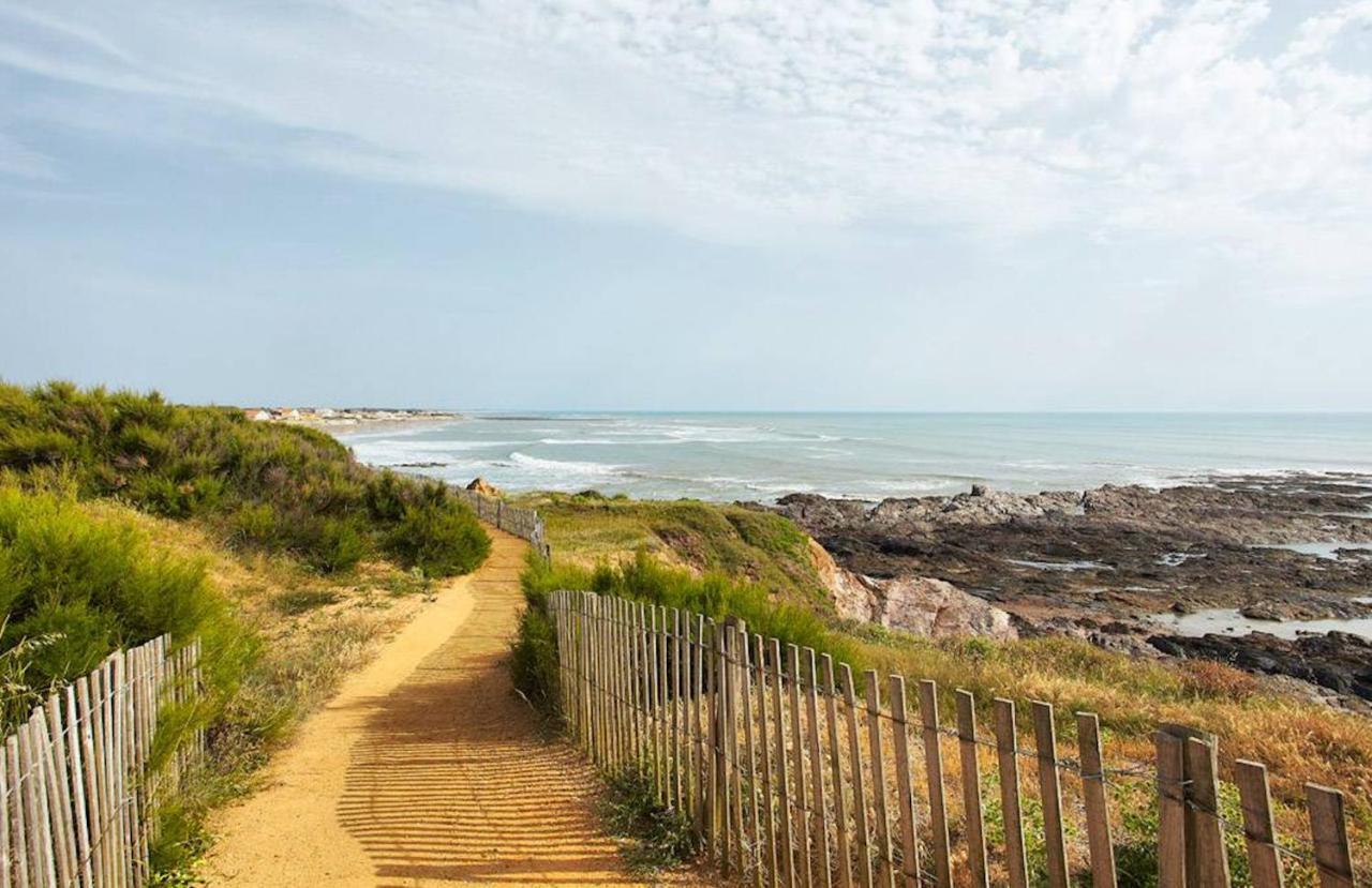 Chalet Pour 8 Dans Residence Avec Piscine Chauffee Brétignolles-sur-Mer Esterno foto